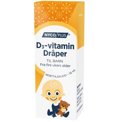 vitamin d tilskudd til barn